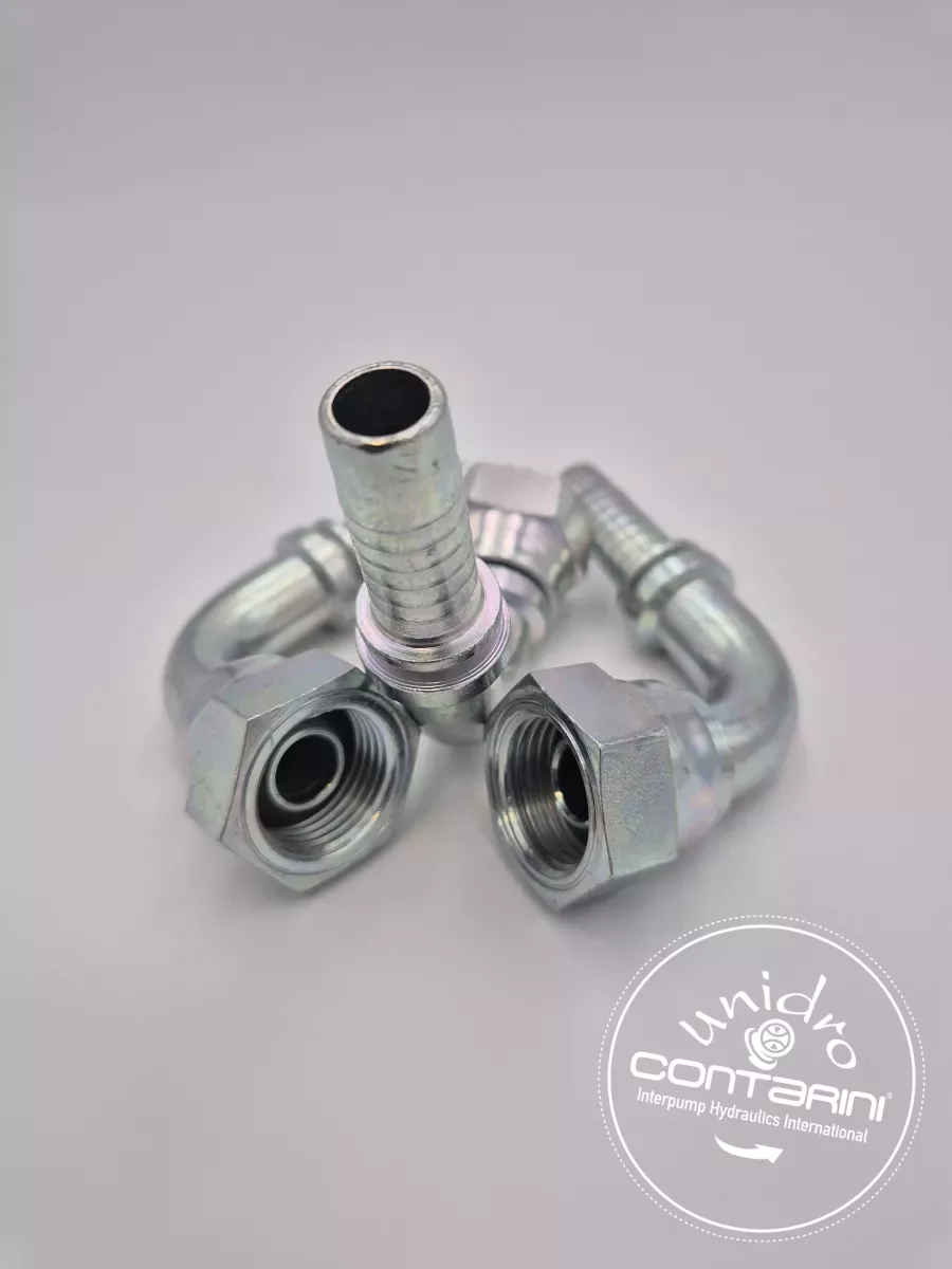 R0151 FEMELLE 90° BSP 60° ÉCROU ROULE