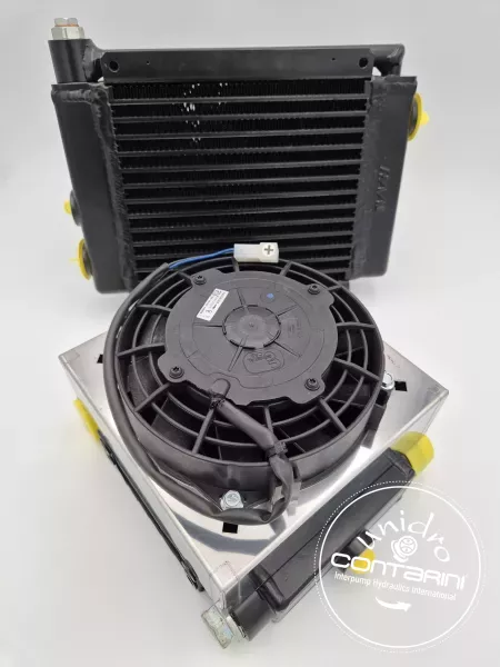 ECHANGEUR AIR/HUILE - GRS 150-A - Q: 30-140 L/min - 12VDC - Ø: 305mm