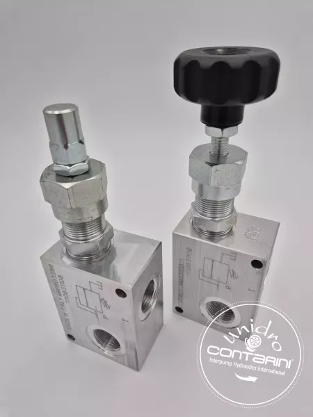 LIMITEUR DE PRESSION A CART.3/4" - 80l/min. - PLAGE: 5/50 BAR ALU