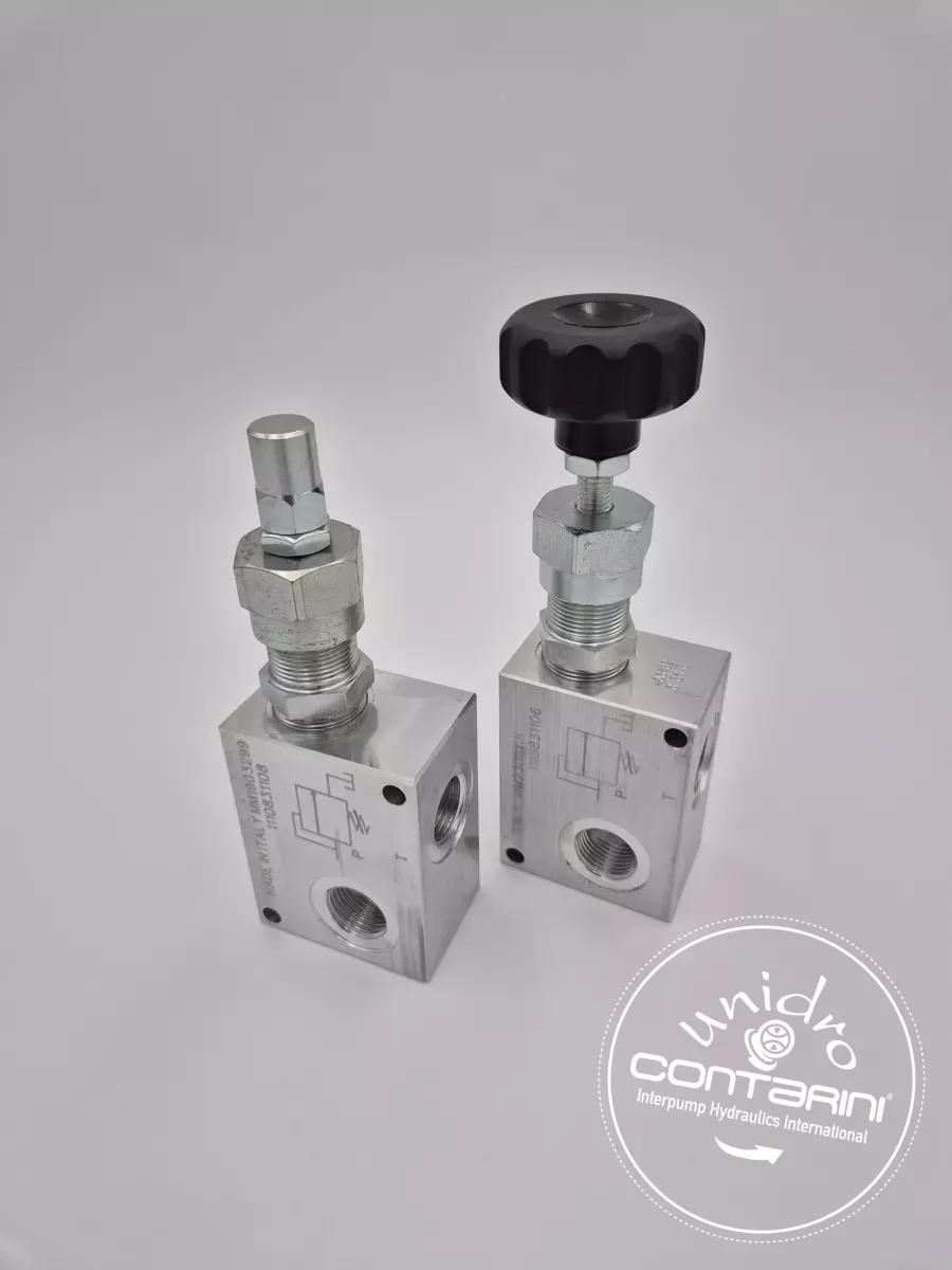 LIMITEUR DE PRESSION A CART.3/4" - 80l/min. - PLAGE: 5/50 BAR ALU