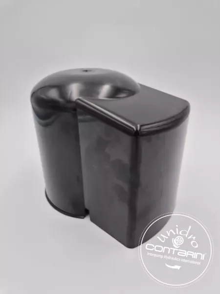 CAPOT "ABS" NOIR STANDARD (UPE-10Z) POUR MOTEUR C.C. + COLLIER