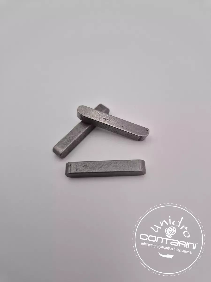 CLAVETTE POMPE / MOT. GR. 2 ARBRE CYLIND. DIAM. 15 MM. - LARG.4 LG.25