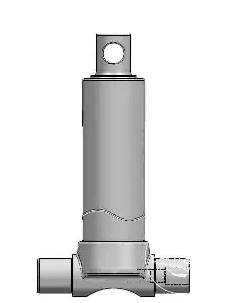 HTEF VERIN TELESCO. TOURILLON BAS - TIGE PERCEE