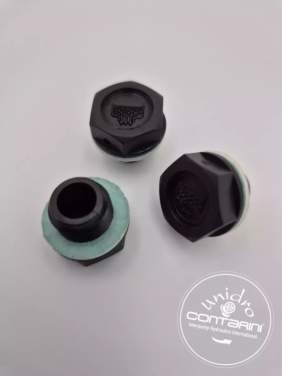 BOUCHON DE VIDANGE POLYAMIDE TSN/14 - M1/4" BSP+ JOINT FIBRE