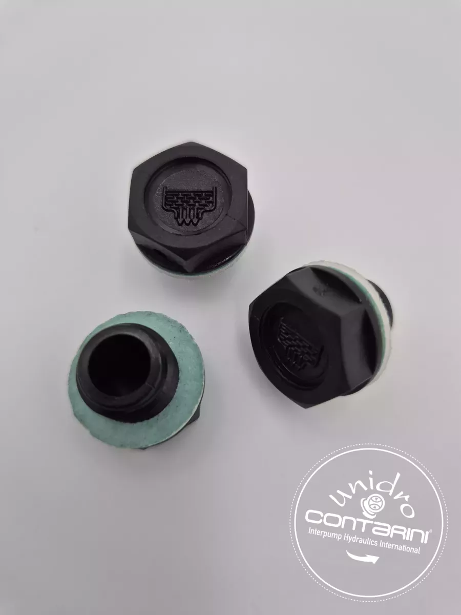 BOUCHON DE VIDANGE POLYAMIDE TSN/14 - M1/4" BSP+ JOINT FIBRE