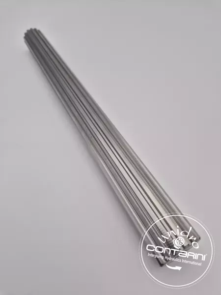 BARRE CANNELE - Z : 15 DTS - 28 x 25 - DIN  5482B - LONG.: 280 mm. 