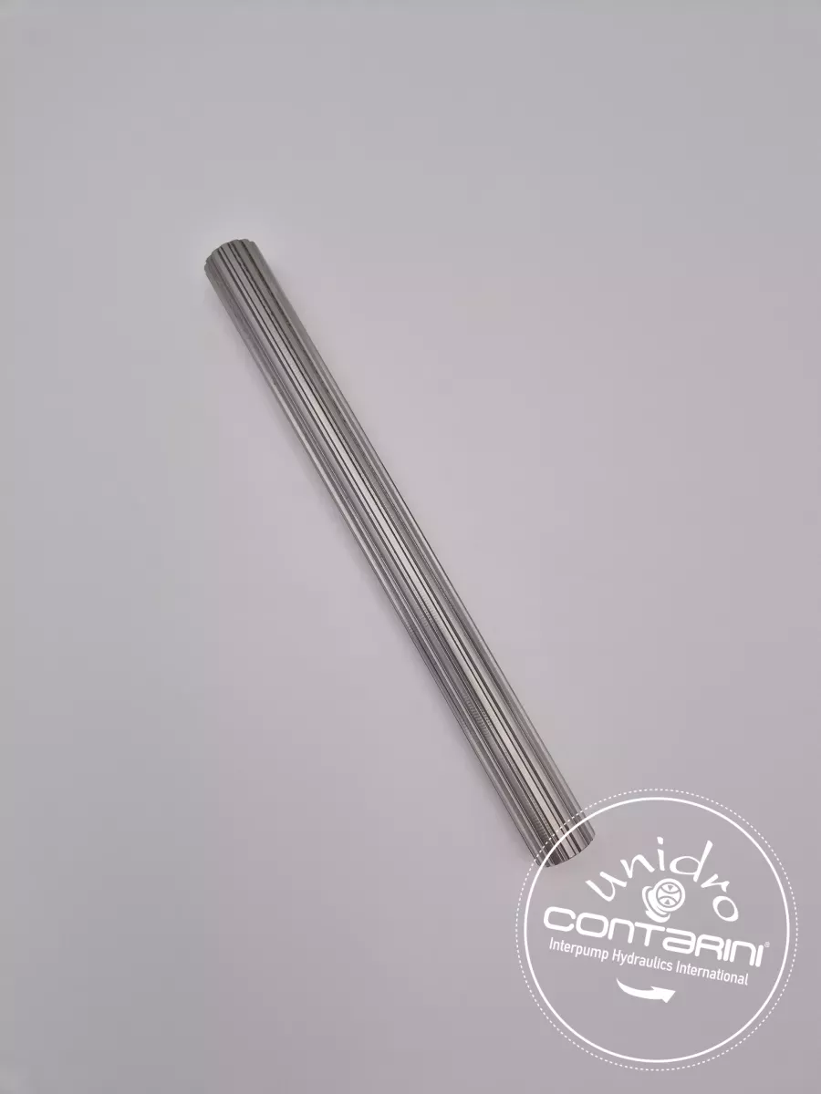 BARRE CANNELE - Z : 15 DTS - 28 x 25 - DIN  5482B - LONG.: 280 mm. 