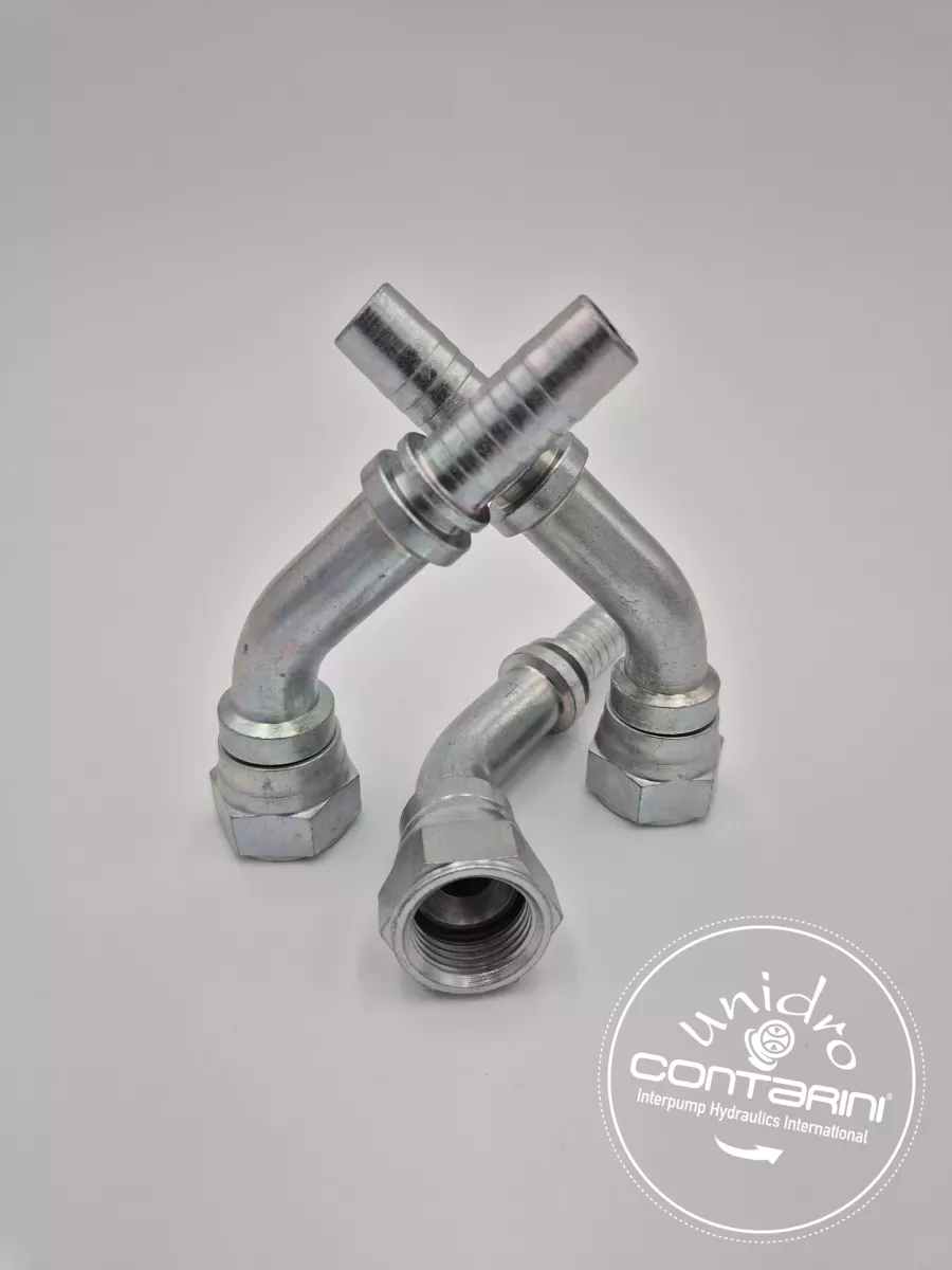 CS04FJ7/16 45° EMBOUT FEM. JIC A 45° CONE 74° MONOBLOC