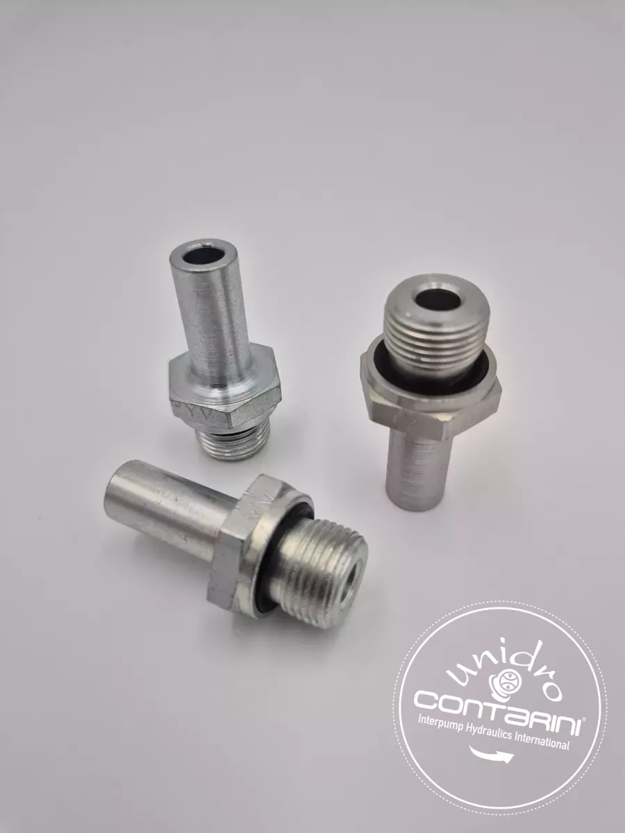 UNION NUE  -  TUBE 08L - MG CYL 1/4"  (TN126 - BSPP)