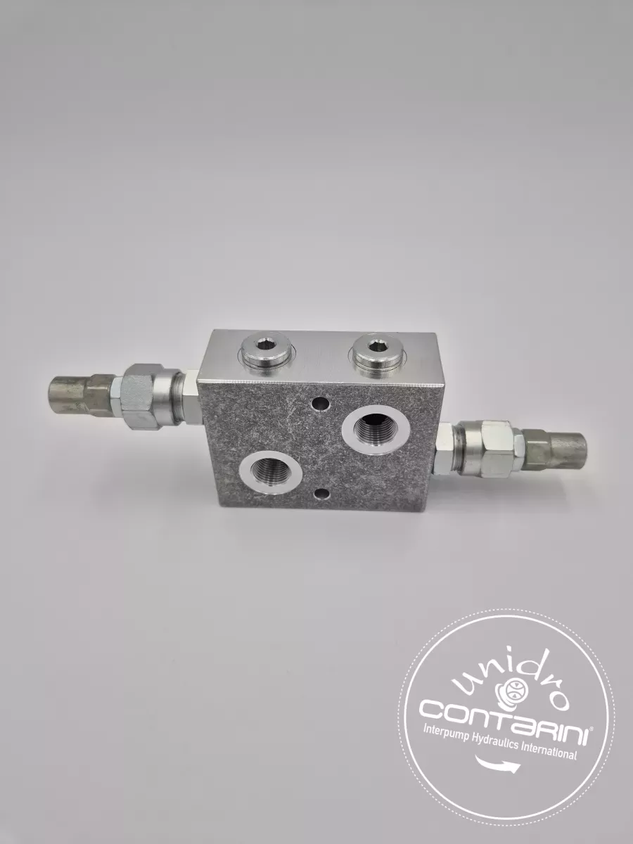 SOUPAPE ANTICHOC DBLE 3/8" 35 L. B:40:210 B. +TYPE VMDI35-020-B3 ALU