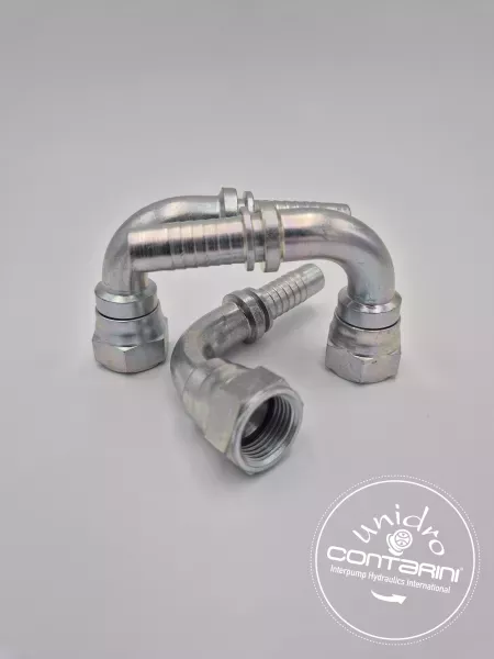 CS04FJ7/16 90° EMBOUT FEM. JIC A 90° CONE 74° TOURNANT