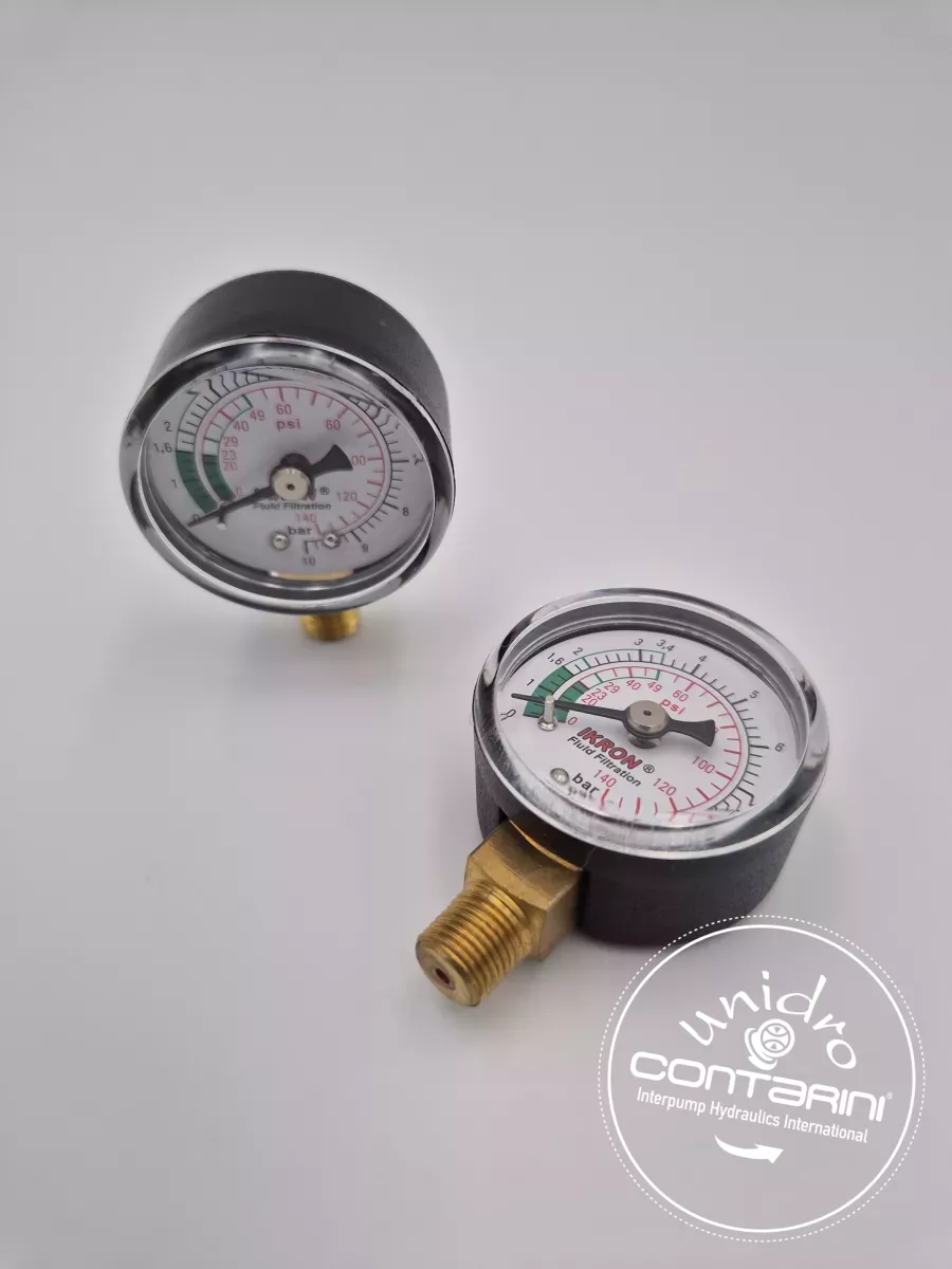 INDIC. COLMATAGE RETOUR - Ø: 41mm PIQUAGE RADIAL 1/8" (0 :10 BAR)