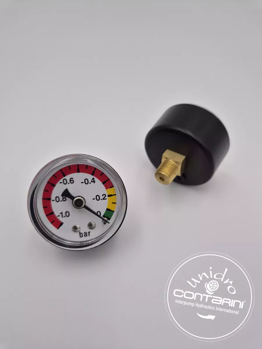 INDIC. COLMATAGE ASPIRATION- Ø: 41mm PIQUAGE AXIAL 1/8" (-1 :0 BAR)