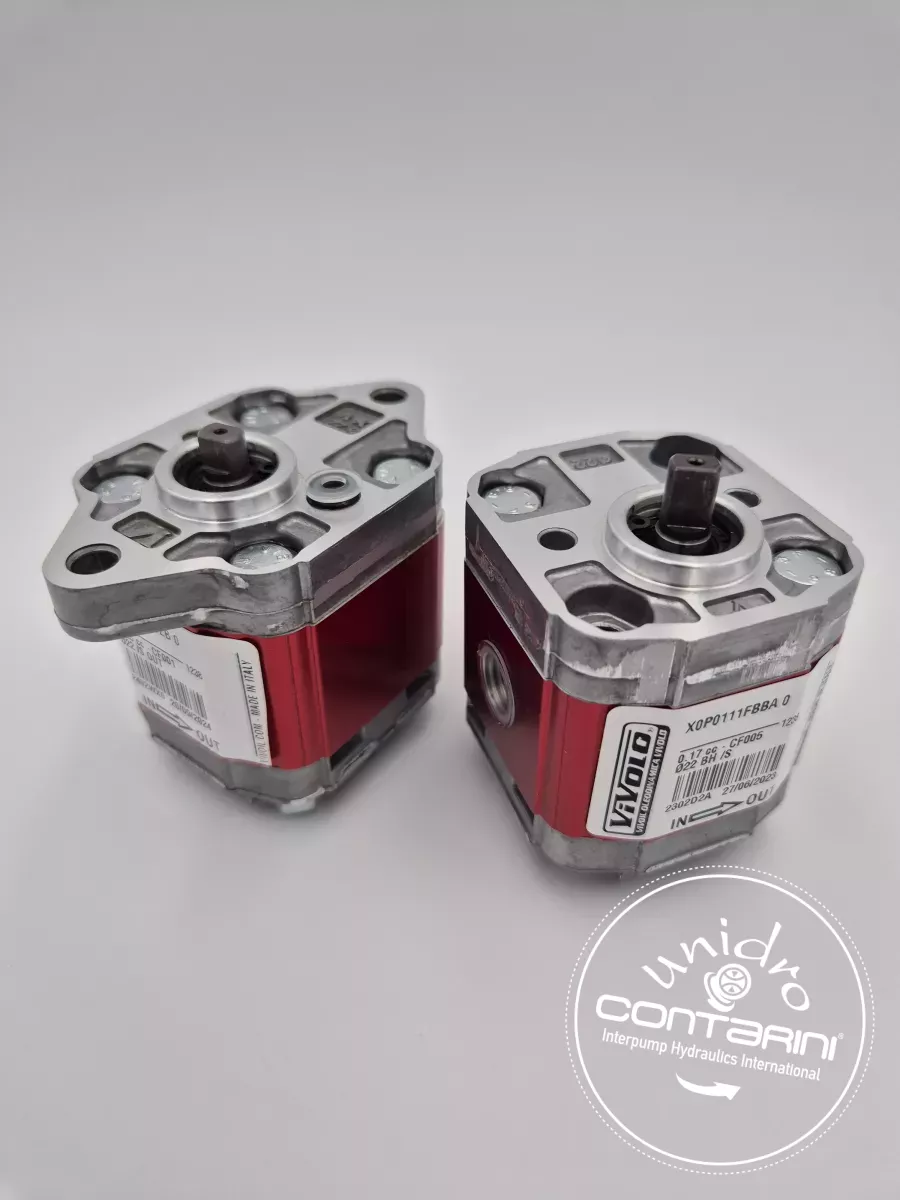 POMPE A ENGRENAGE TYPE XV-0P/0.17 G. BASE 22 BH ARBRE CF005 FRAISE