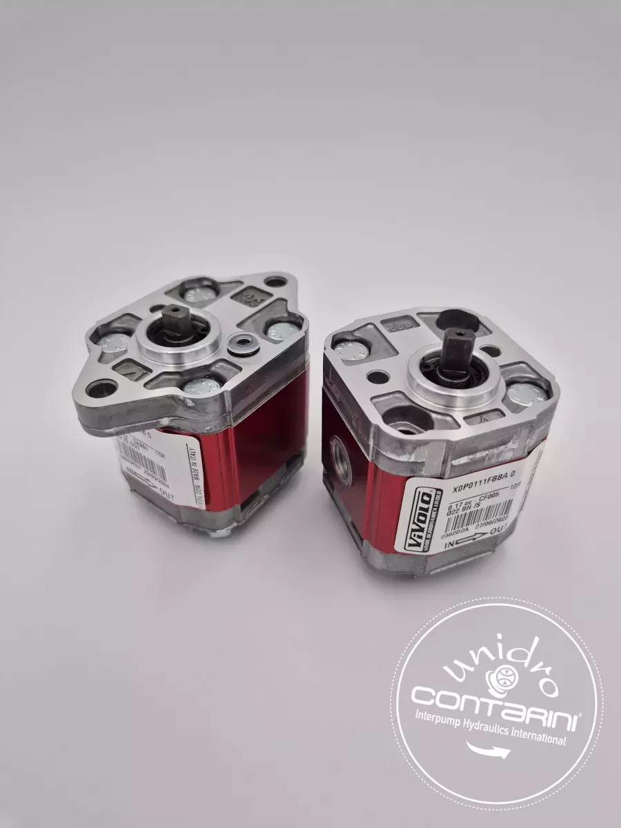 POMPE A ENGRENAGE TYPE XV-0P/0.17 G. BASE 22 BH ARBRE CF005 FRAISE