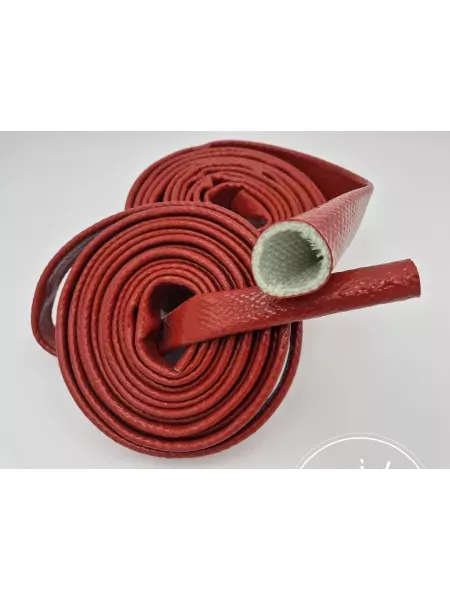 CFVS (GAINE ANTI FEU) TRESSE FLEXIBLE FIBRE DE VERRE + SILICONE