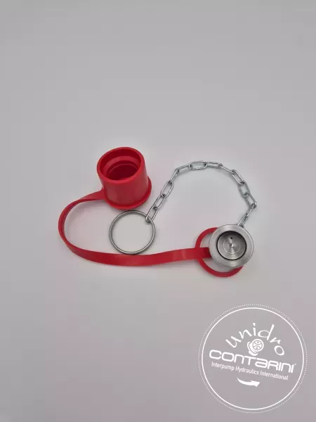 BOUCHON ALU. POUR COUPLEUR MALE 1/2" D.N. 13 - PLT4-FACE PLATE