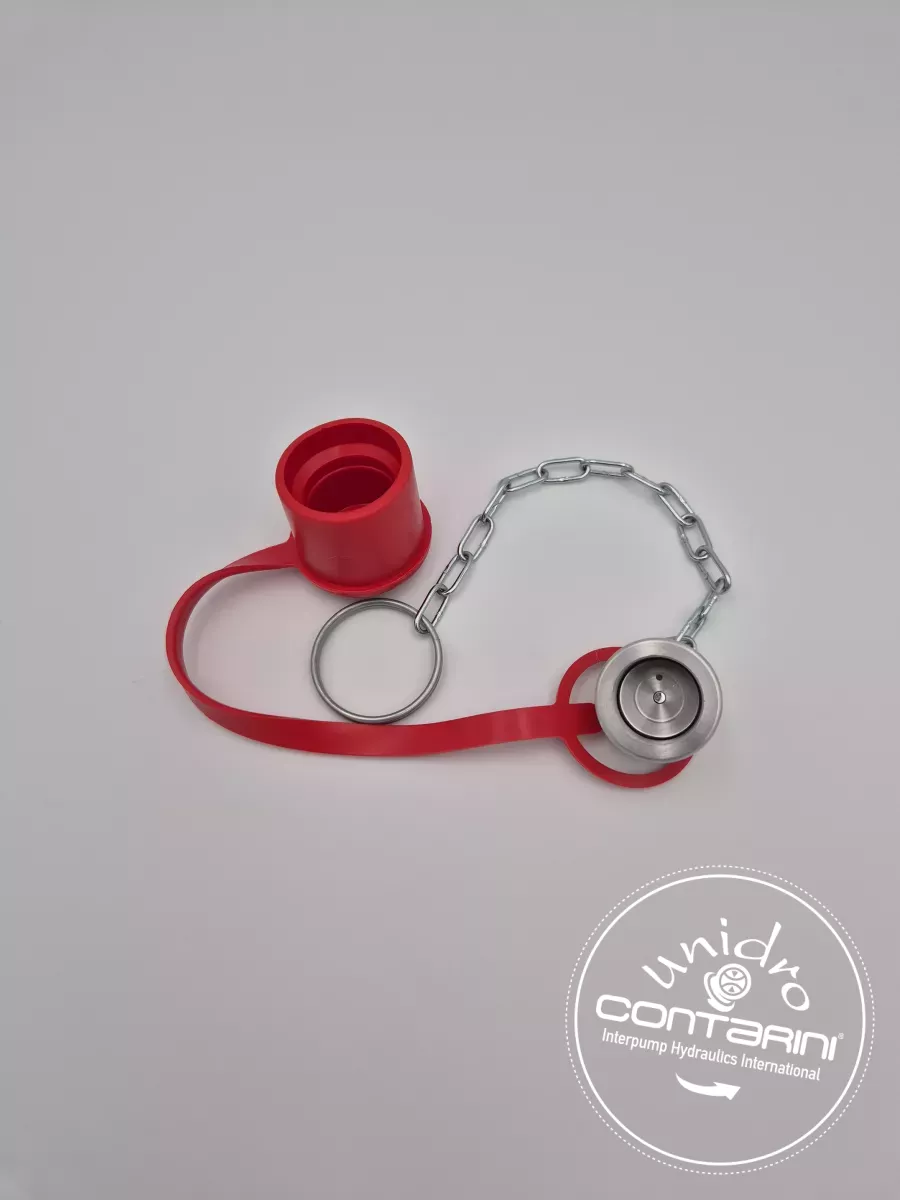 BOUCHON ALU. POUR COUPLEUR MALE 1/2" D.N. 13 - PLT4-FACE PLATE