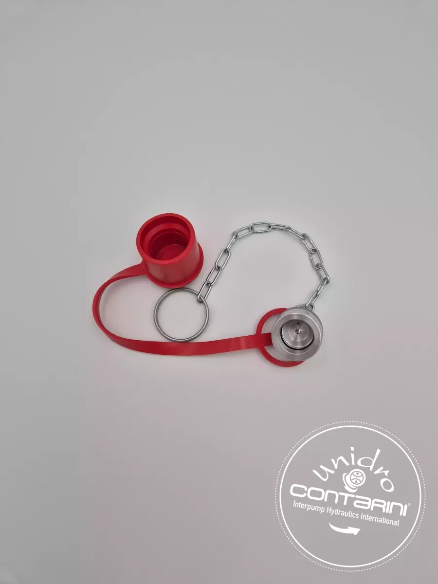 BOUCHON ALU. POUR COUPLEUR MALE 1/2" D.N. 13 - PLT4-FACE PLATE