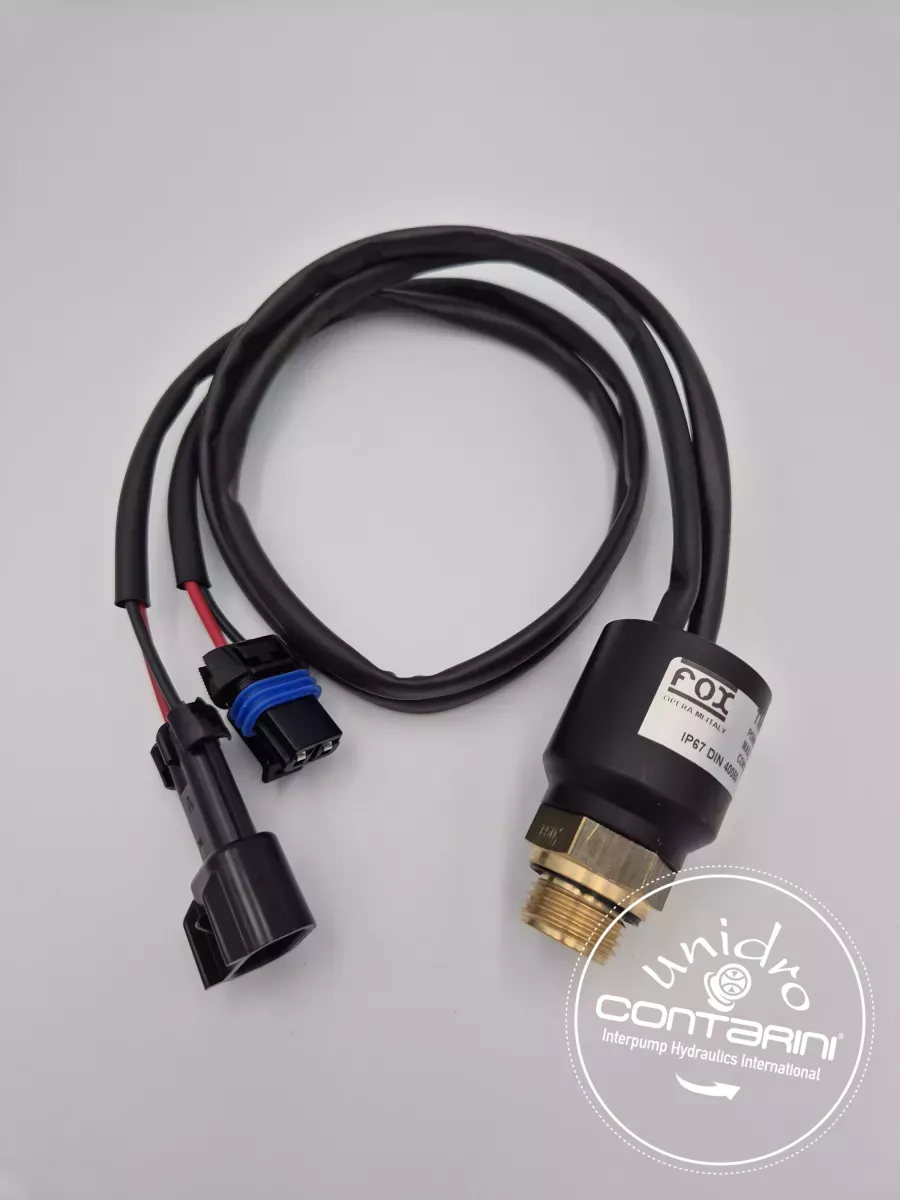 THERMOSTAT DEMARRAGE 24V/30A - NA - T°: 50° - M1/2" + CABLES 2x2,5mm²