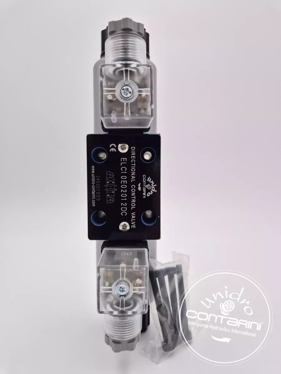 ELECTRODISTRIBUTEUR NG6 - 4/3 - [ X/II- Centre Y ]- 12 VDC