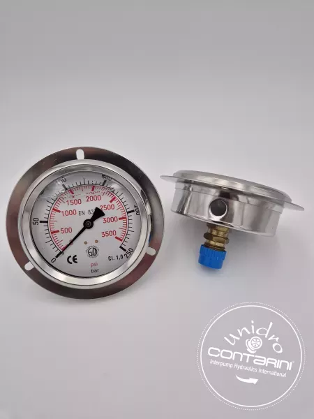 AMGPF. Ø100MM/RACC.M. 1/2"BSP AXIALE/PRISE ARRIÉRE