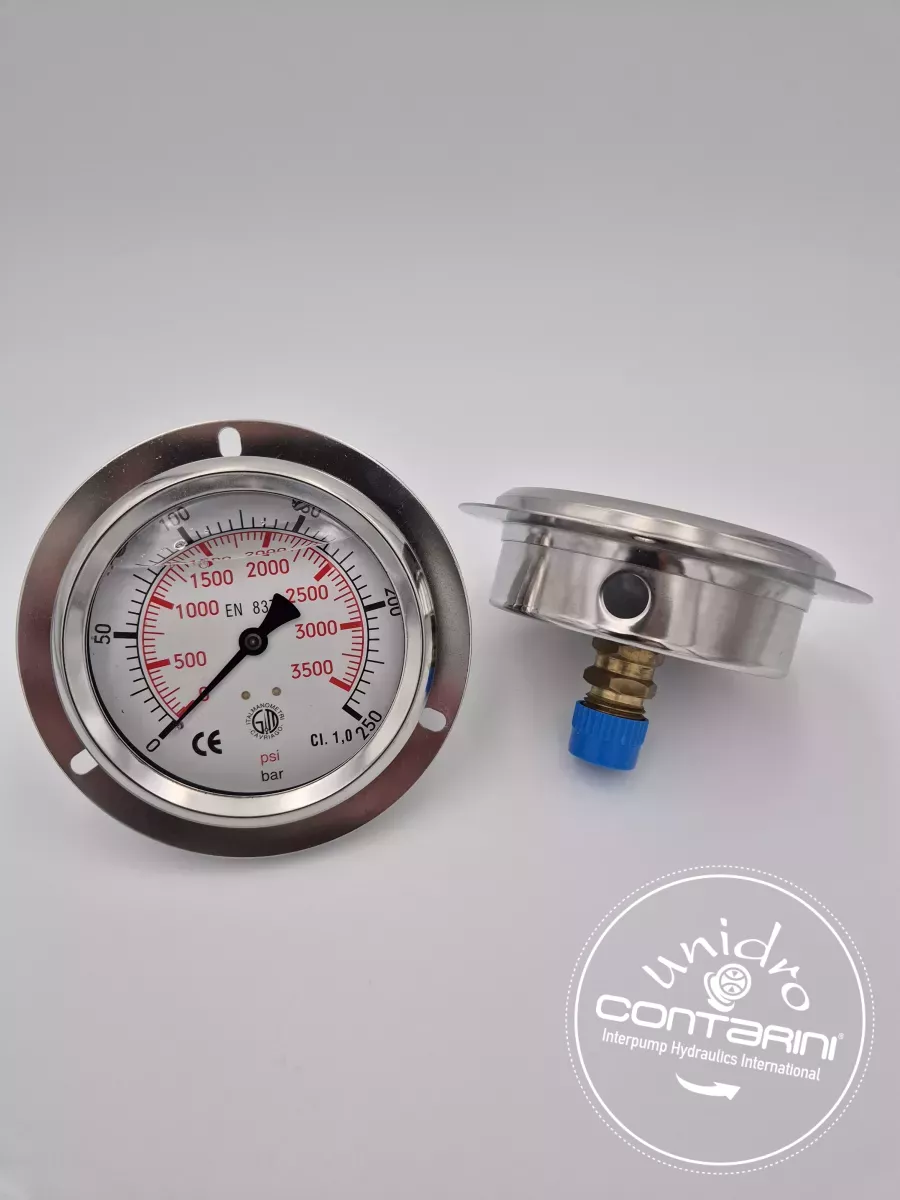 AMGPF. Ø100MM/RACC.M. 1/2"BSP AXIALE/PRISE ARRIÉRE