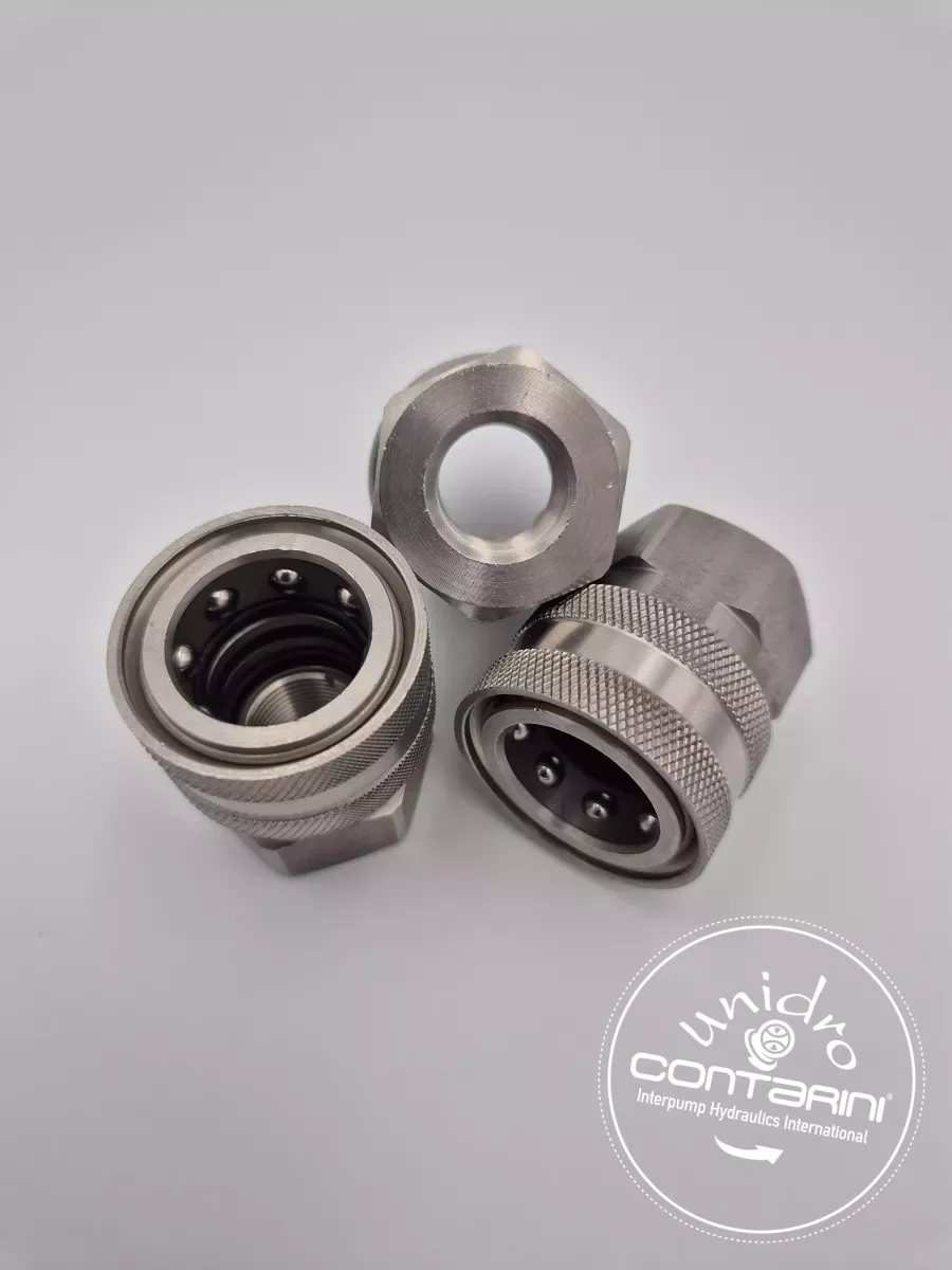 COUPLEUR PASSAGE LIBRE FEMELLE INOX - CPLF 3/8"