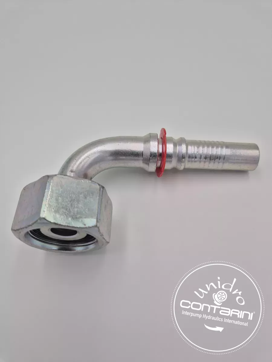 R1319ETCAOS25 90° EMBOUT DKOS FEM. A 90° CONE 24°+O-RING - I/LOCK