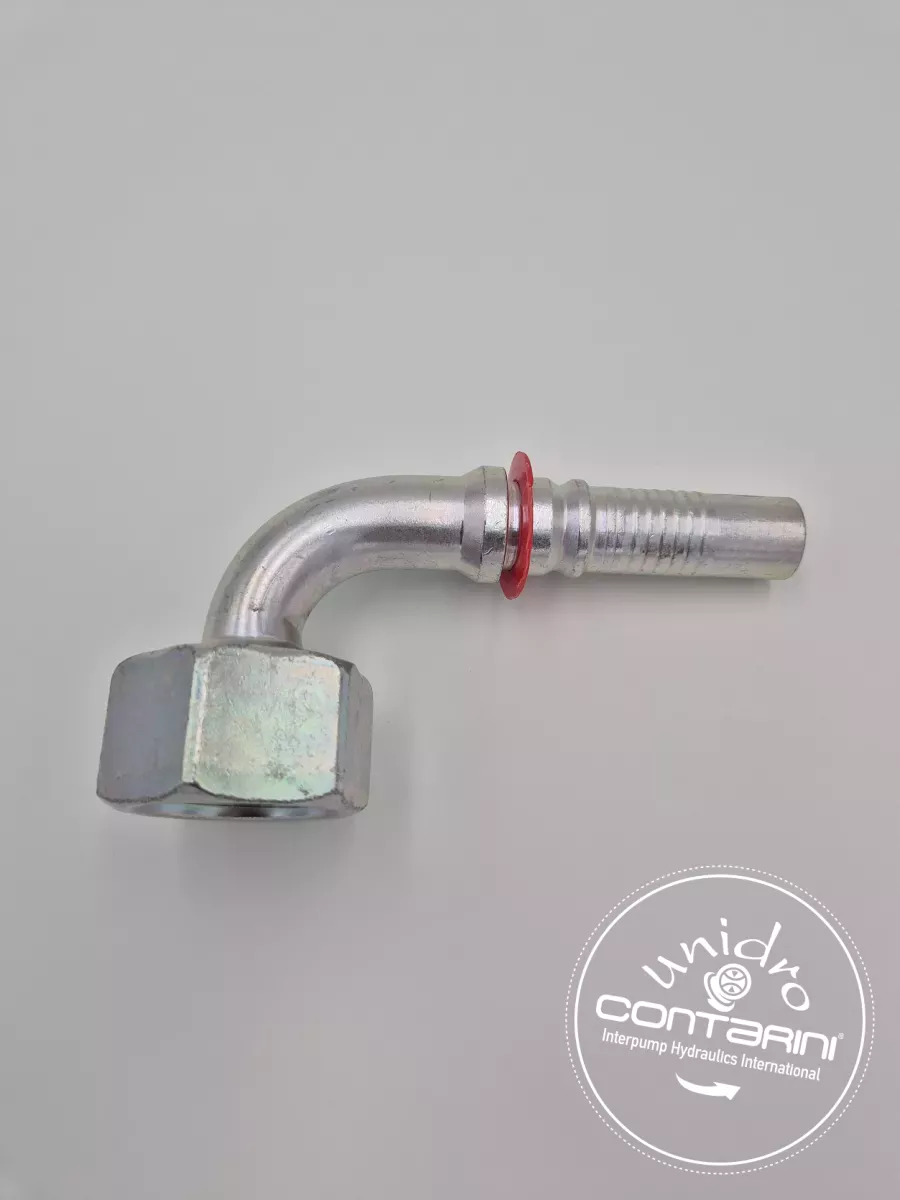 R1319ETCAOS25 90° EMBOUT DKOS FEM. A 90° CONE 24°+O-RING - I/LOCK