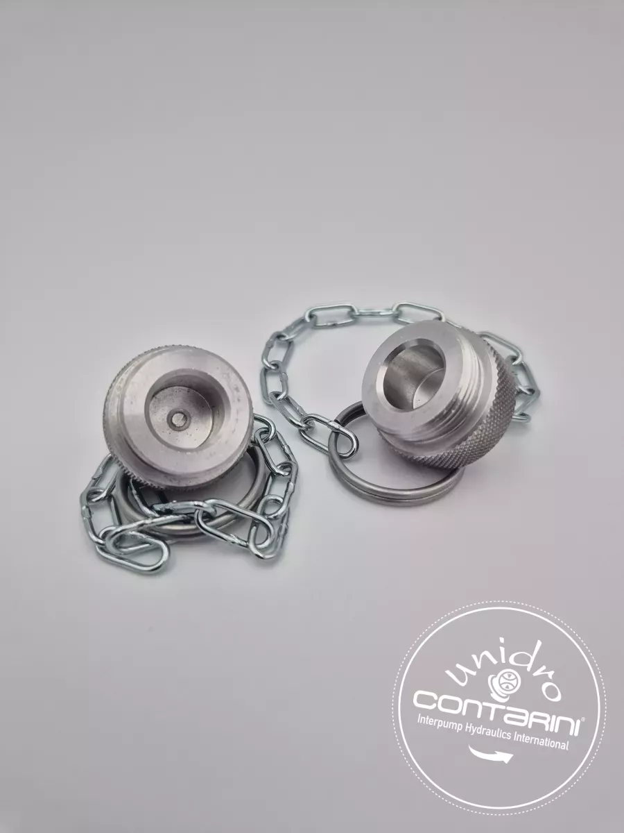 BOUCHON ALUMINIUM POUR COUPLEUR MALE 1/4" NPT  PVS-2-1004