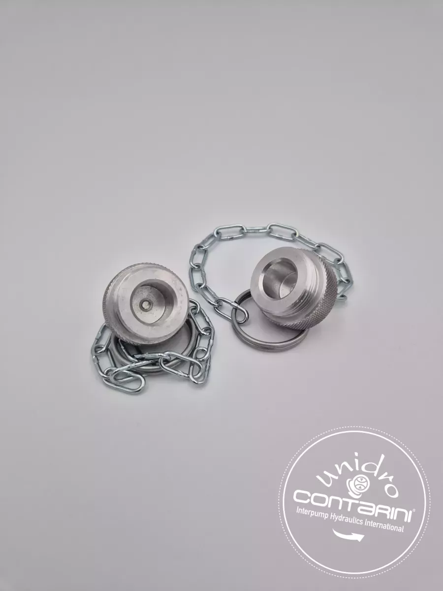 BOUCHON ALUMINIUM POUR COUPLEUR MALE 1/4" NPT  PVS-2-1004