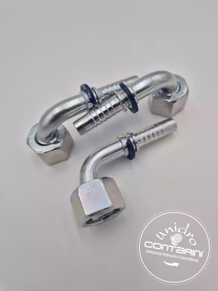 R0130 FEMELLE 90° METR. 24° SÉRIE FR 