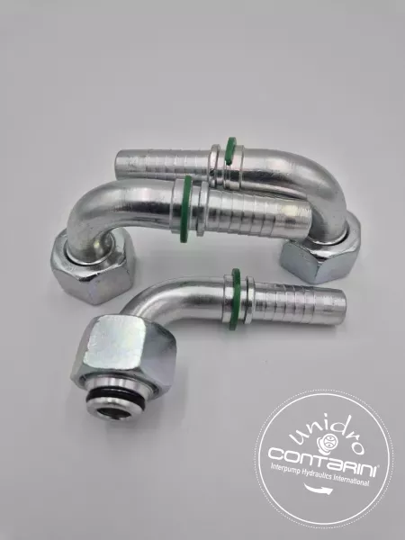 R0185 FEMELLE 90° METR. 24° S.LIGHT