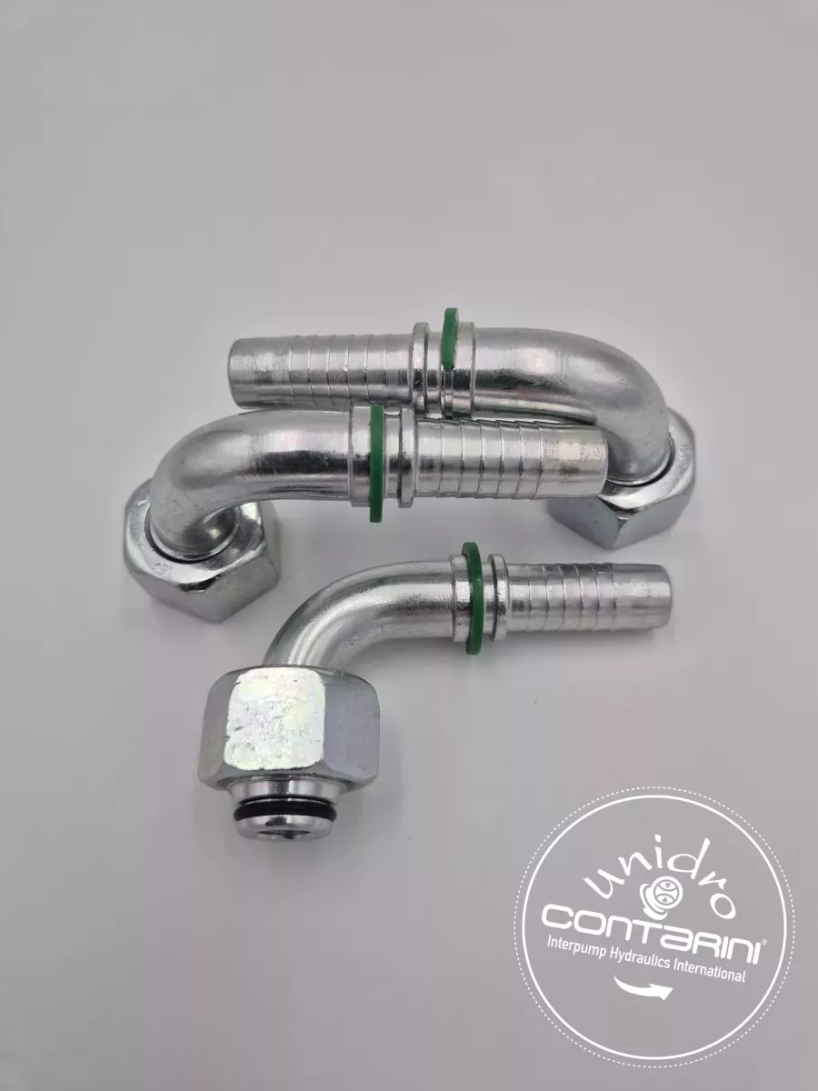 R0185 FEMELLE 90° METR. 24° S.LIGHT