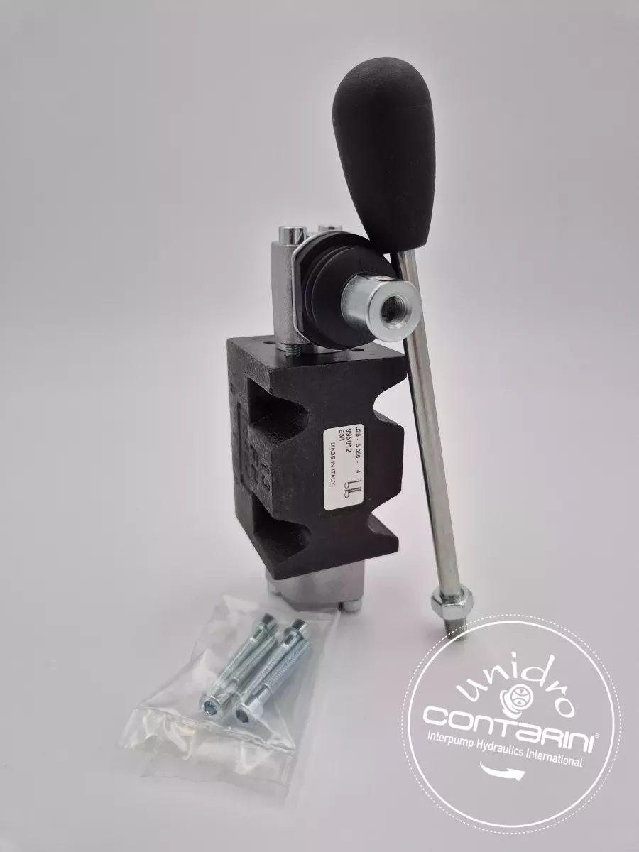 DISTRIBUTEUR NG6 4/3 CDE. MANUELLE -CA1- [ II/X - PsurT - A.B fermés]