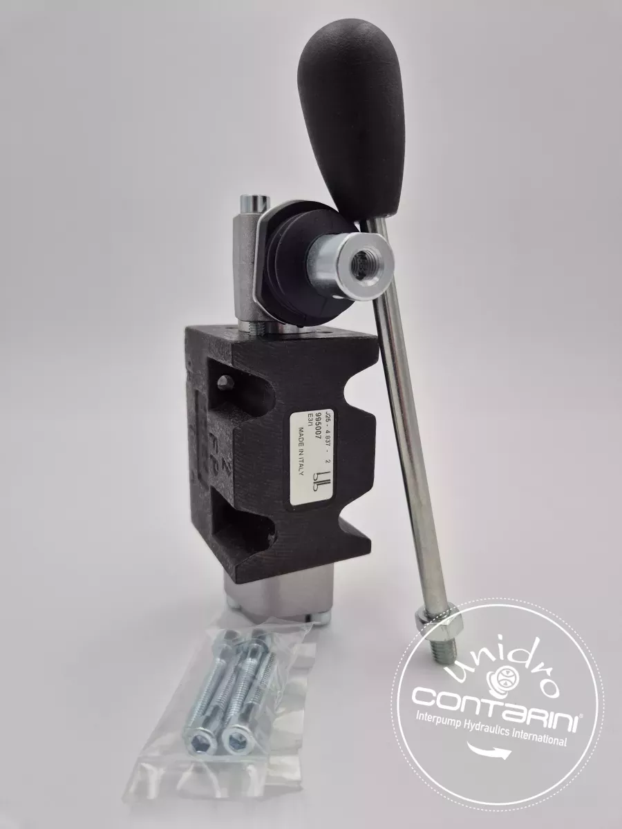 DISTRIBUTEUR NG6 4/3 CDE. MANUELLE -CM1- [ X/II- P.T.A.B fermés ]