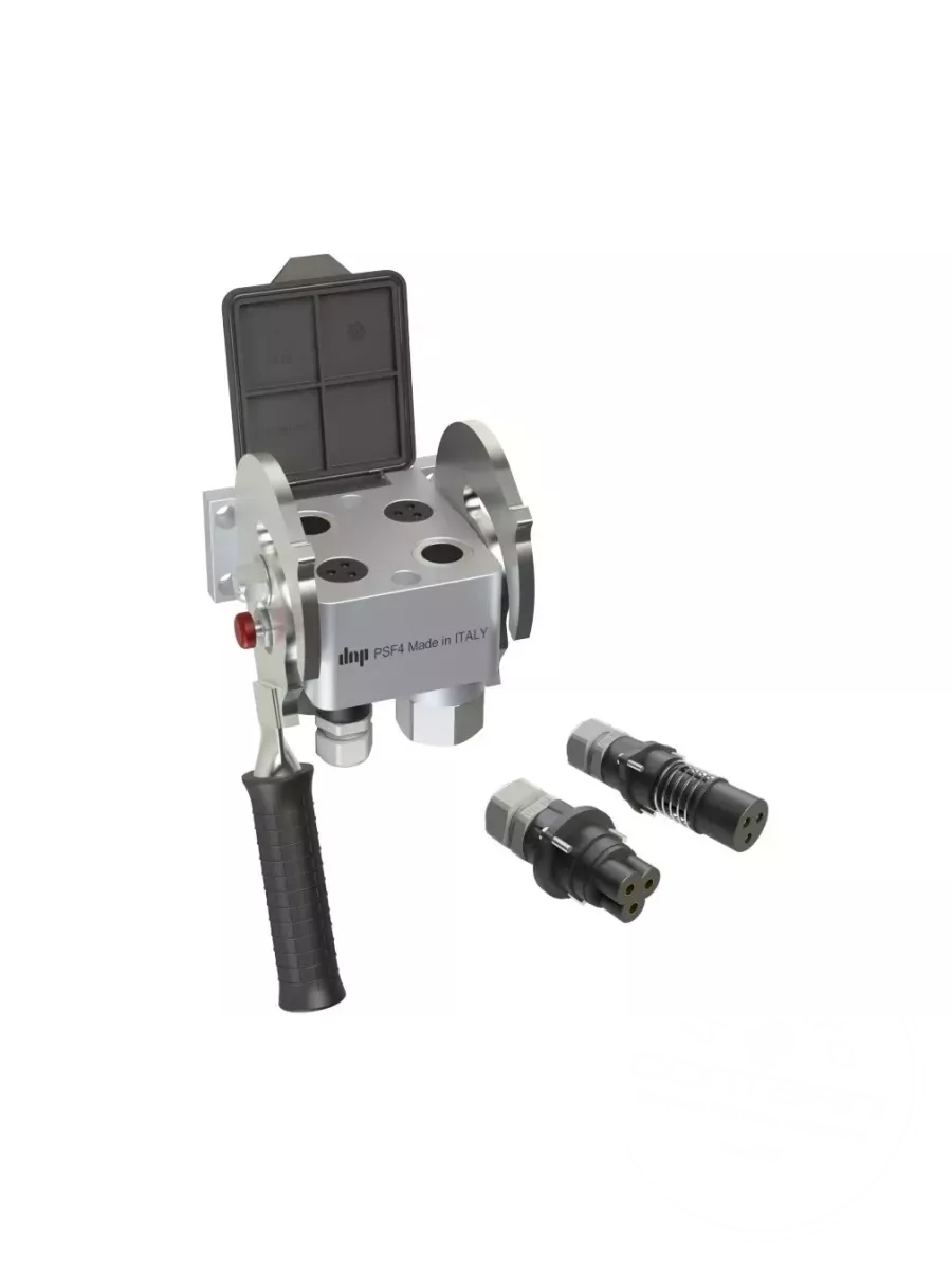 PSF4 PLATINE FIXE COUPLEURS + CONNECT. ELECTR.