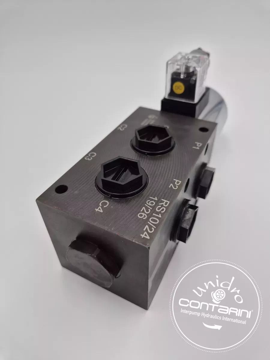 1RS10 (1/2" - 100 L/MIN) 6 VOIES / 2 POSITIONS