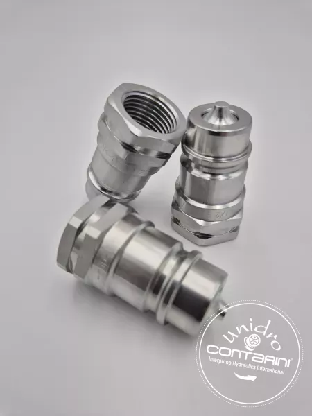 COUPLEUR RAPIDE A CLAPET MALE ISO / A - DN 13 G. 1/2" IG NEW BATCH