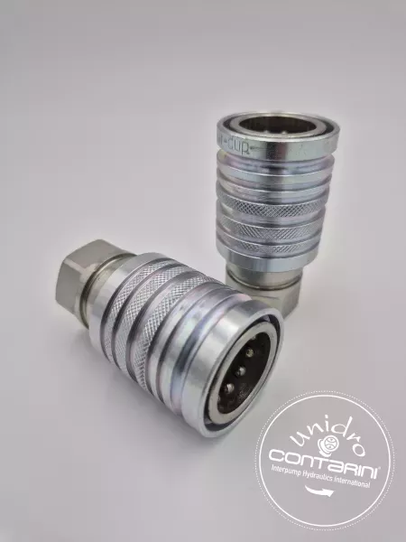 COUPLEUR FEMELLE PUSH PULL PPV - DN13 - G. 1/2" IG - 250 BARS