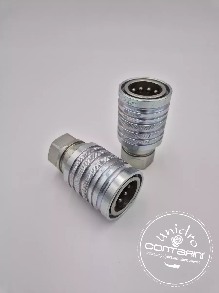COUPLEUR FEMELLE PUSH PULL PPV - DN13 - G. 1/2" IG - 250 BARS