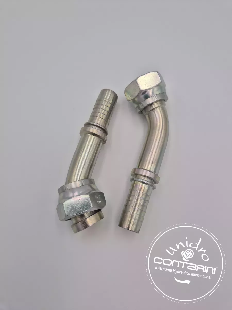 RS250 FEMELLE 45° ORFS ÉCROU ROULE