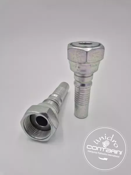 RS050H FEMELLE DRT ORFS ÉCROU ROULE INTER LOCK