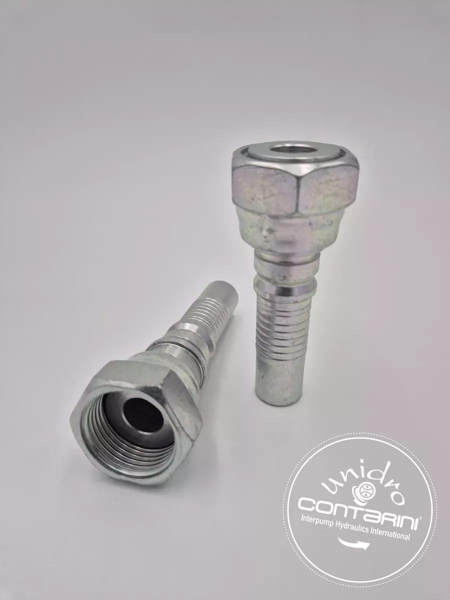 RS050H FEMELLE DRT ORFS ÉCROU ROULE INTER LOCK