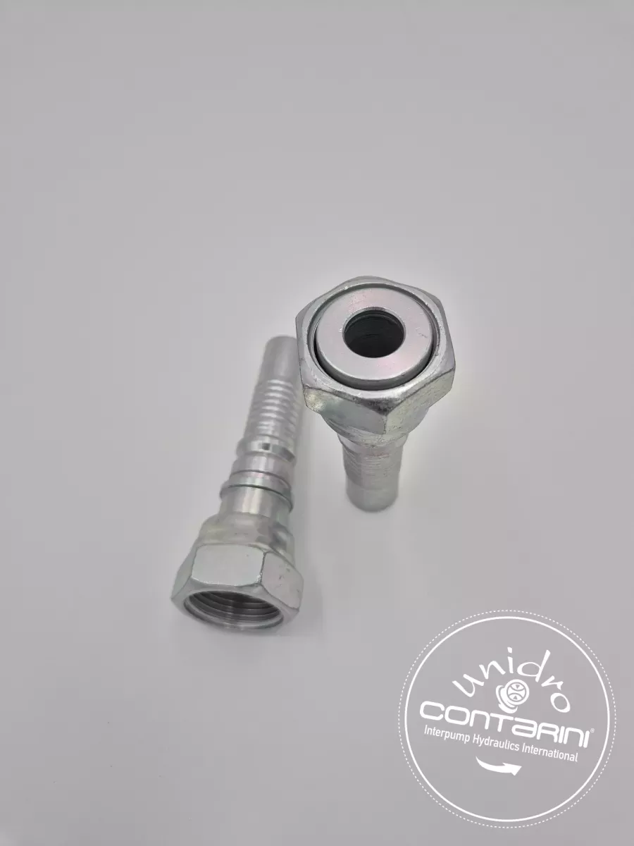 RS050H FEMELLE DRT ORFS ÉCROU ROULE INTER LOCK