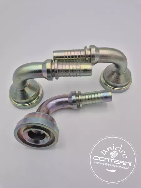 CS13BR30 90° EMBOUT A BRIDE 90° SAE 3000 PSI MONOBLOC