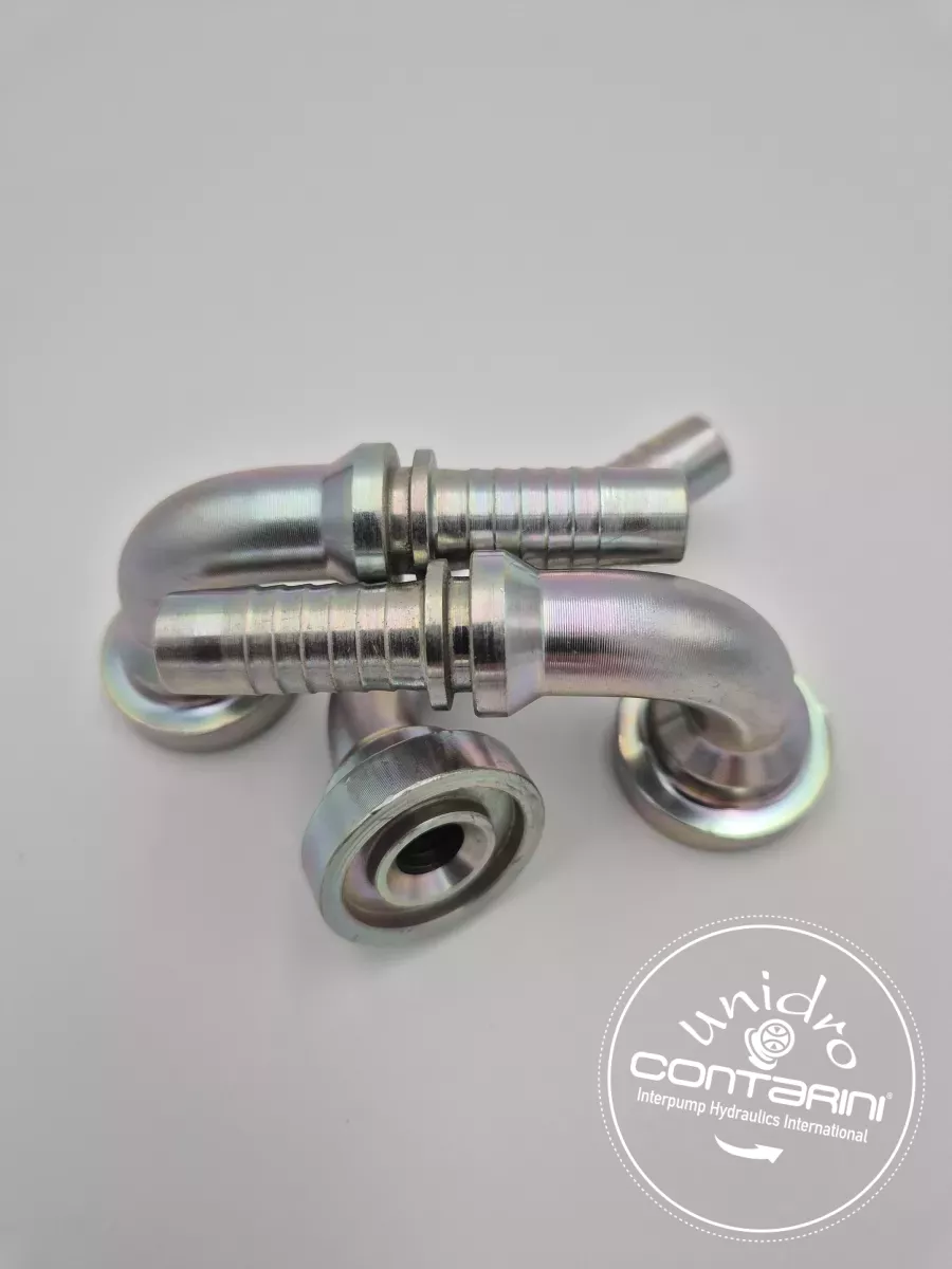 CS13BR632 90° EMBOUT A BRIDE 90° SAE 6000 PSI MONOBLOC