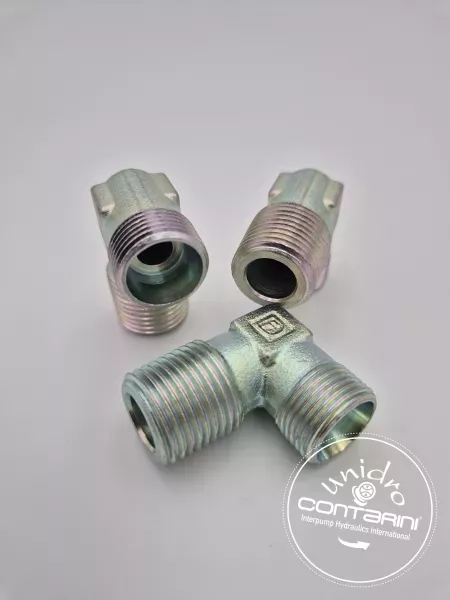 COUDE MALE CONIQUE TUBE Ø 17 - BSPT 3/8" CO - 17 3/8" CO
