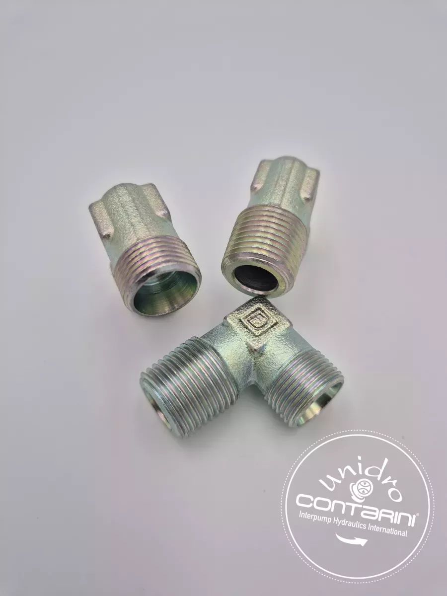 COUDE MALE CONIQUE TUBE Ø 17 - BSPT 3/8" CO - 17 3/8" CO